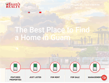 Tablet Screenshot of ellensrealtyguam.com